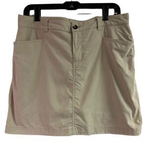 Eddie Bauer Beige Golf Skort Size 8